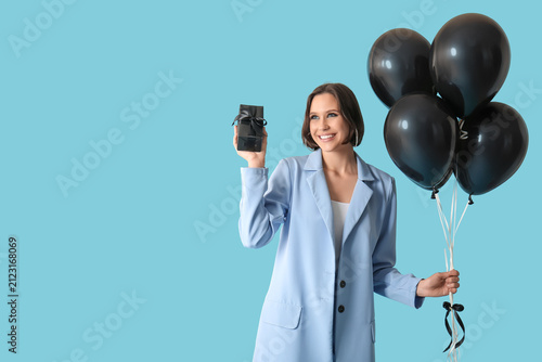 Beautiful young woman with ...