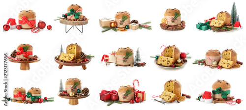 Set of sweet Christmas Pane...