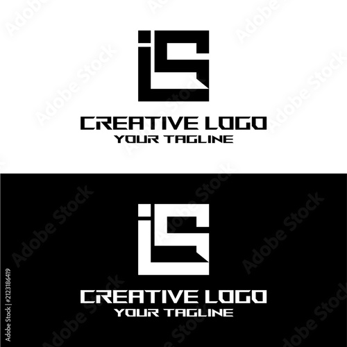 creative letter logo is design vector