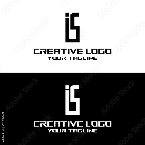 creative letter logo is design vector