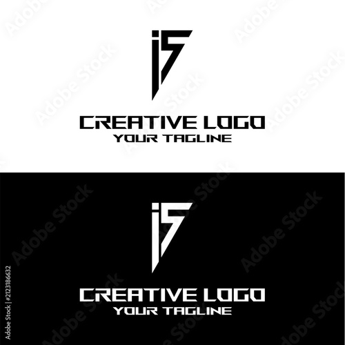 creative letter logo is design vector