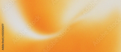 Canvastavla Abstract orange gradient background with grainy texture and soft light waves