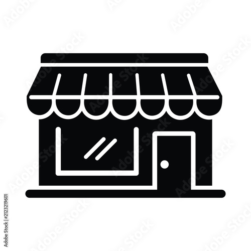 Store shop retail building icon