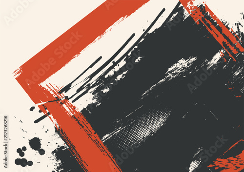 Abstract trendy universal artistic banner template . Design for cover, invitation, banner, placard, brochure, poster, card, flyer and other Vector illustration