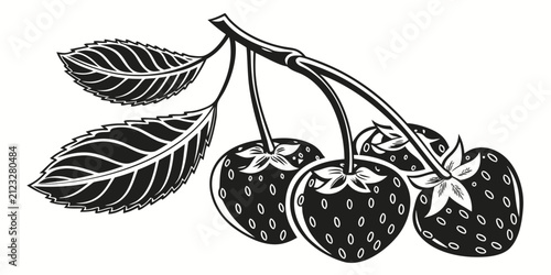 Black bicycle silhouette with cookies and cupcakes, isolated on white background