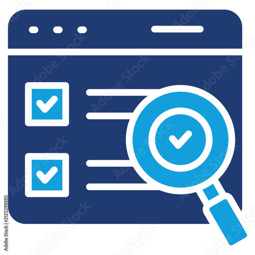 Audit Icon Element For Design