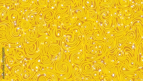 Abstract Golden Swirls - A Textured Background Design.