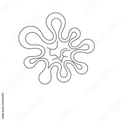 Abstract Swirls and Curves