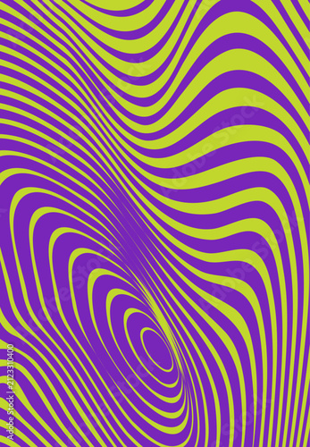 Bild auf Leinwand Op Art Pattern