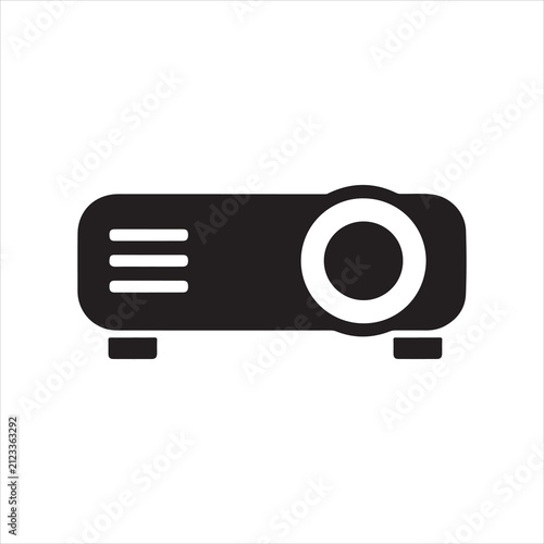 Digital projector icon vector for business and office work.