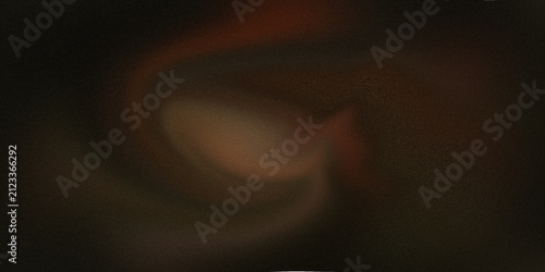 Abstract brown and dark gradient background with soft grainy light effect.