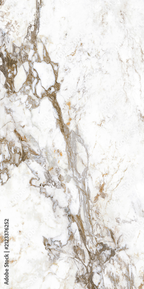 Obraz premium Natural white and gold marble stone surface pattern with background interior material abstract polished architecture construction artistic backdrop creative renovation aesthetic patterned