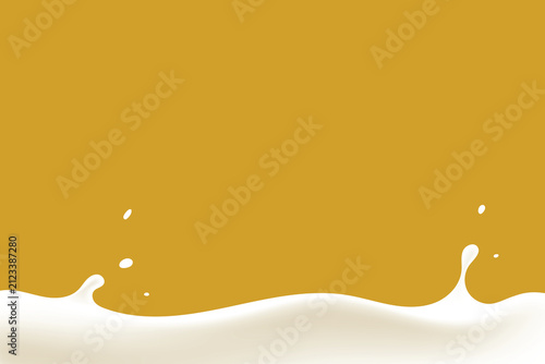 background of pure milk waves with wave-like fluctuations