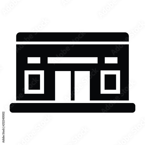 Store shop retail building icon