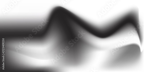 Wavy grain gradient texture. Black stippled flowing line background. Grunge noise dot work wallpaper for banner, poster, brochure. Undulate sandy backdrop with speckles, particles, granules. Vector