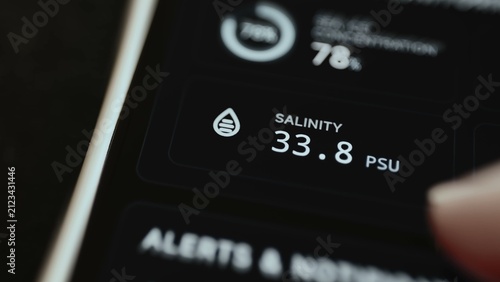 Canvastavla Antarctic Ocean Salinity Measurement Dashboard