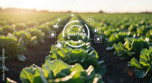 Smart Farming Technology Enhancing Agricultural Productivity with Digital Innovations.