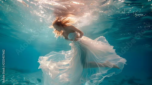 Underwater Fashion Shot