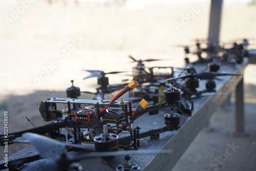 Almaty, Kazakhstan - 07.31.2026 : Drones of the Kazakh armed forces. Preparation for military exercises.