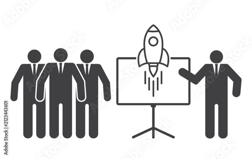 startup presentation icon