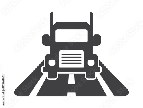 truck on road 3d