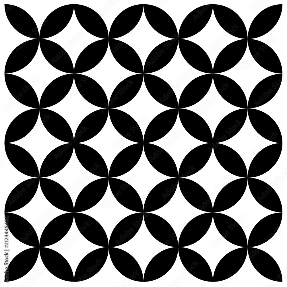 black and white seamless pattern