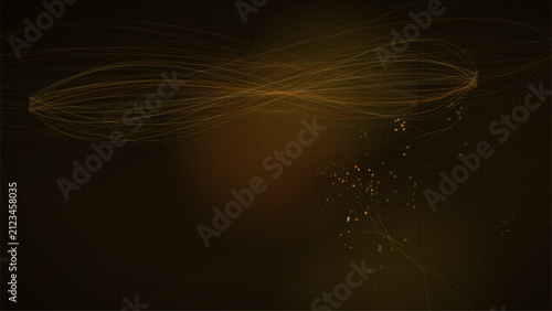 Digital Technology Network Background with Abstract Data Flow Lines