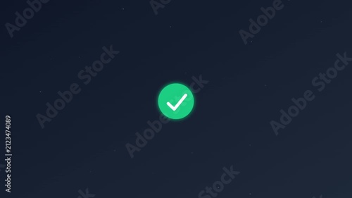 Animated Subscribe Button Expanding From Green Circle Motion Graphics
