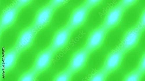 Vibrant Green and Blue Glowing Liquid Waves Moving in Seamless Loop