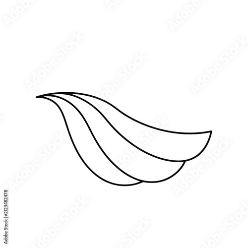 Abstract flowing lines