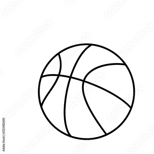Basketball outline