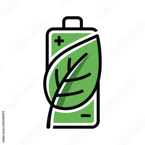 Eco Friendly Battery Power Renewable Energy Concept