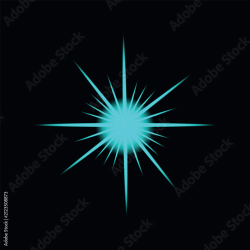 Premium Sunburst Sale Sticker Badge – Blank Starburst Vector Label