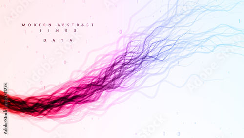 Abstract big data code representation. Modern high-tech data background. Graphic concept for your design