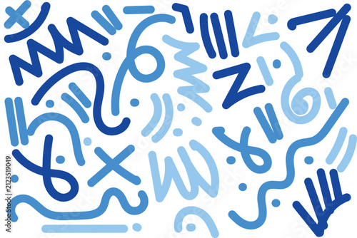 Funny Abstract Patern Background Vector 1