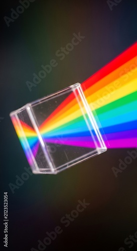 Prism's Embrace: Where Light Unfurls into a Spectrum of Wonder.