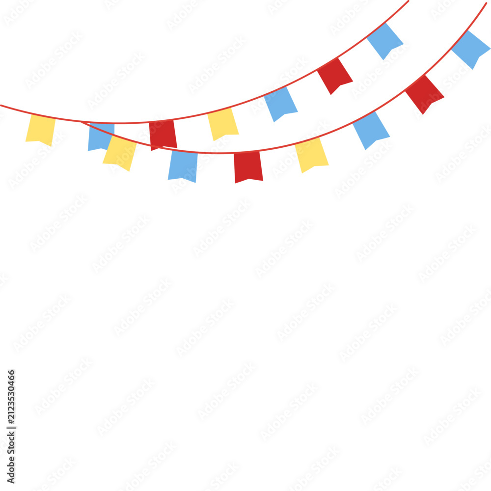 Obraz premium Circus Bunting Flag 