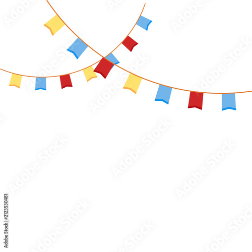 Circus Bunting Flag
