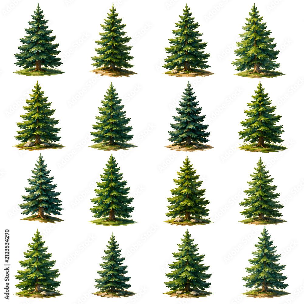 Obraz premium fir tree branches