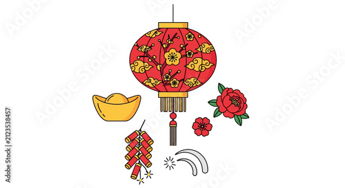 Red Chinese New Year Lantern.
