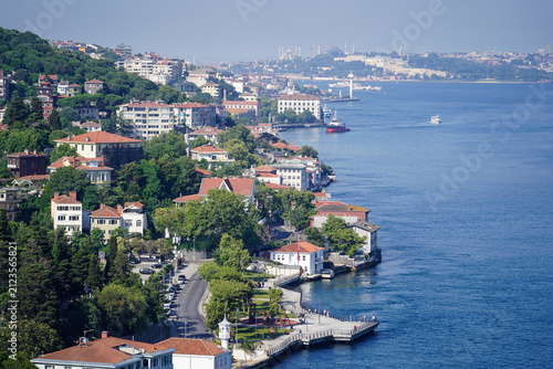 Canvas Print General view of Istanbul City, Turkiye