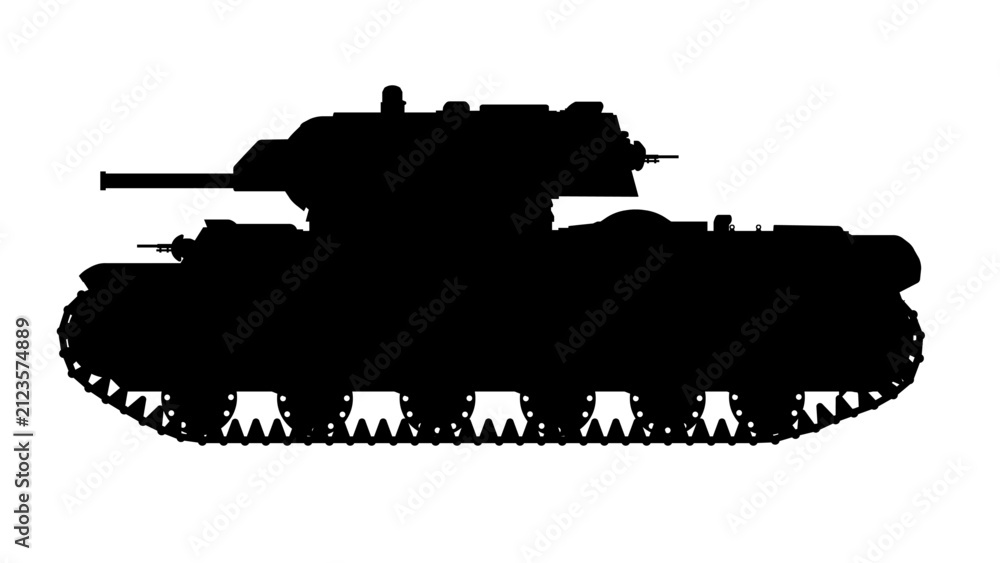 Obraz premium KV-1 with L-11 shadow