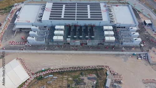 Hyperscale Cloud Data Center Campus Under Construction Siziano, Italy