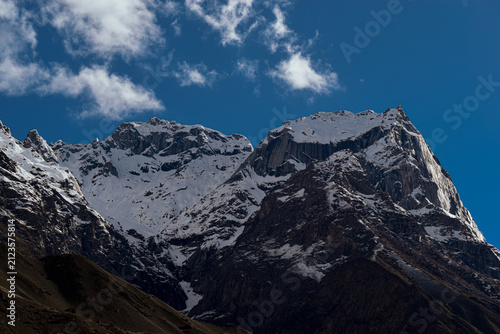 Canvas Print mountain landscape with snow Gilgit-Baltistan Pakistan