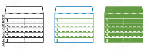 Greenhouse Hydroponic Crop Row Farming Icon Set Outline Glyph