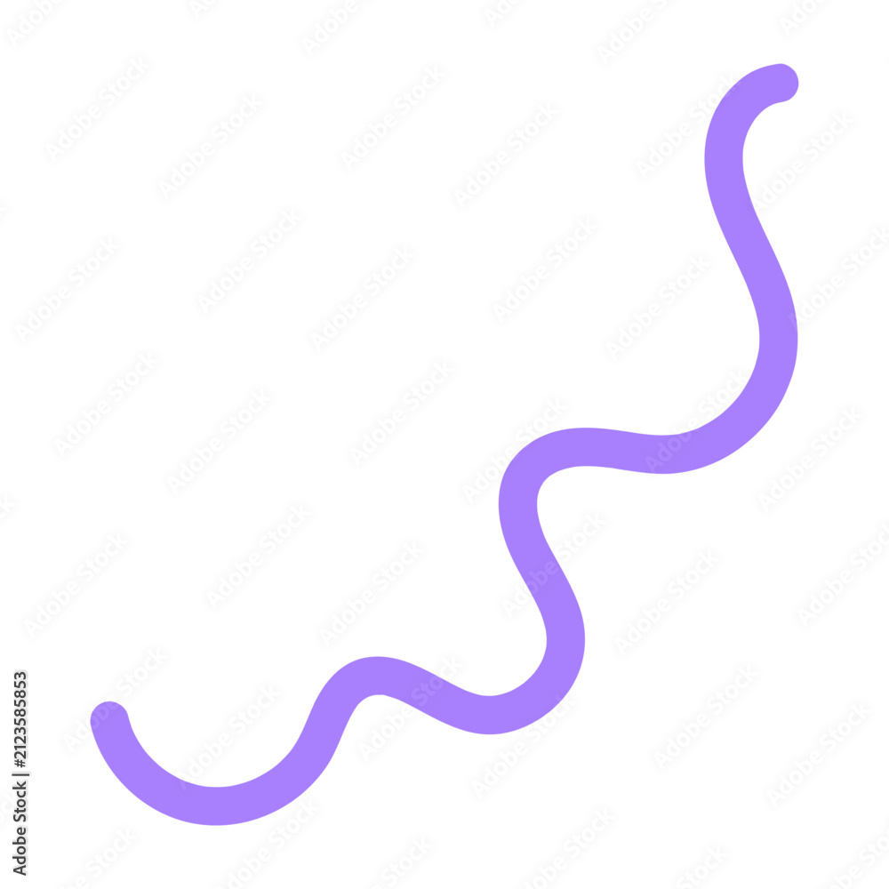 Fototapeta premium Swirl Doodle Line Icon