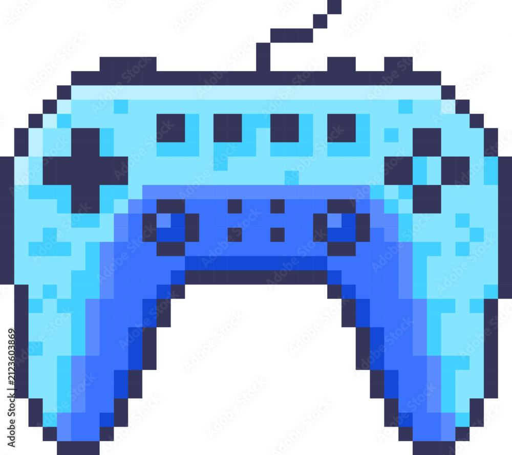 Obraz premium Gamepad Controller Pixel Art