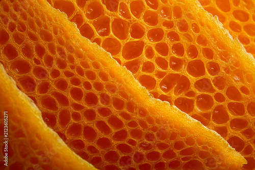 Close up of orange peel texture generated.AI