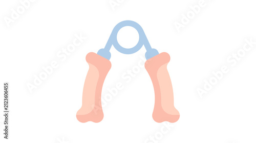Quadro su tela Hand grip strengthener for fitness and exercise.