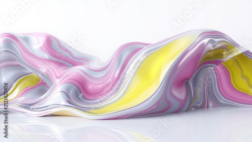 Abstract fluid shapes, vibr...